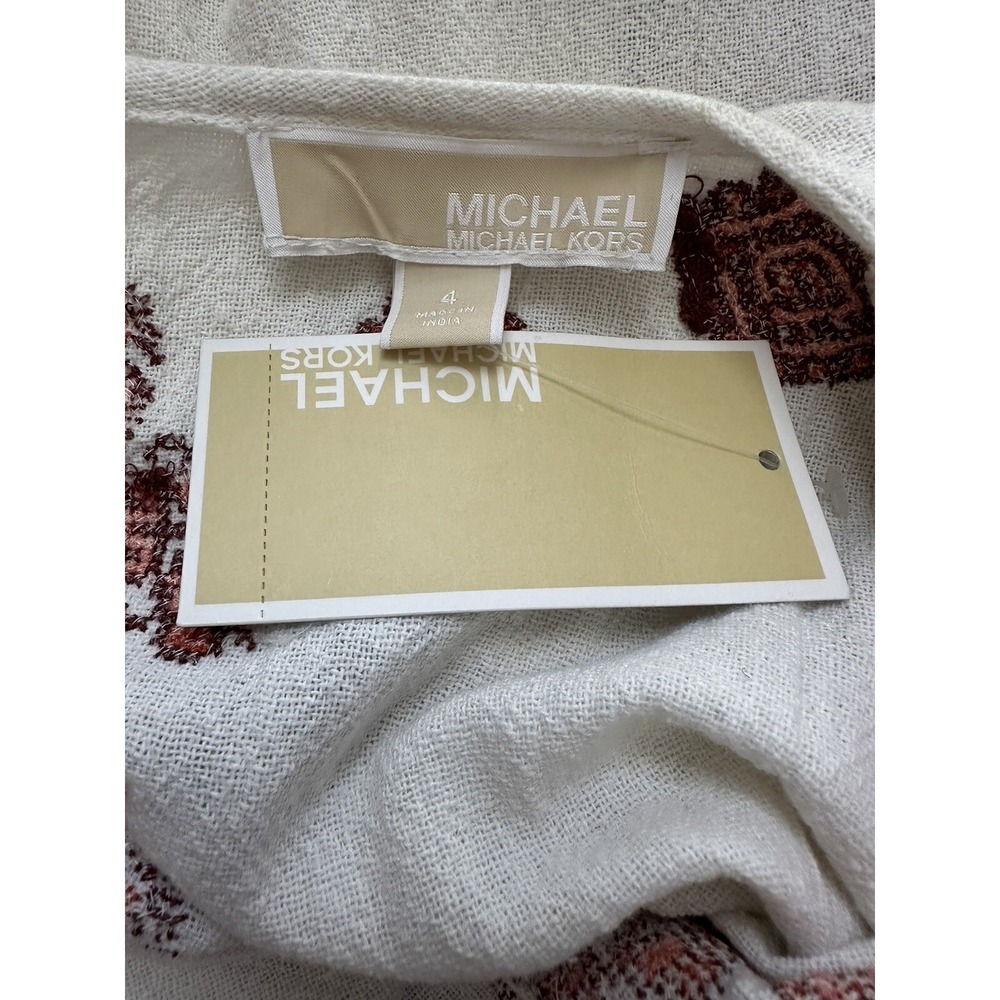 Michael Kors Women's Dress Cotton Size 4 New With Tag - Picture 6 of 7